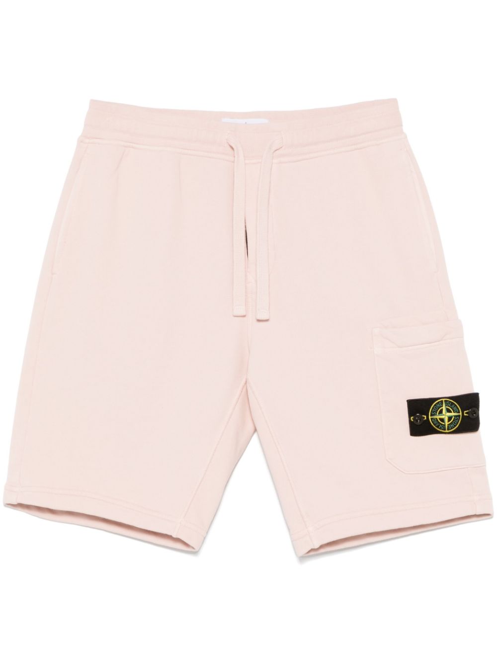 Stone Island Shorts met Compass-logopatch Roze