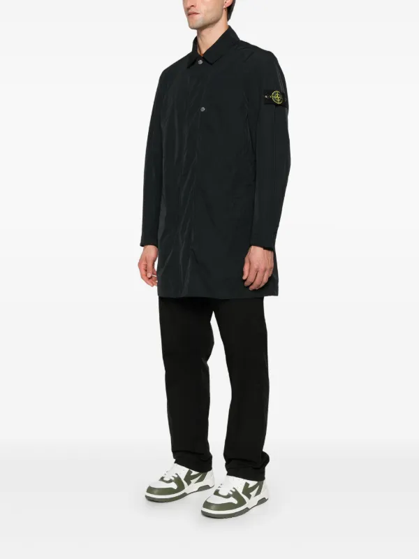 Stone Island コンパスバッジ コート | ブラック | FARFETCH JP Stone Island コンパスバッジ コート | ブラック | FARFETCH JP