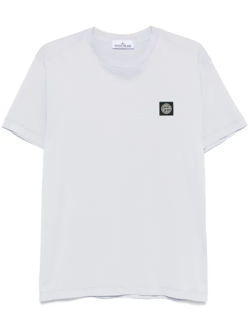 T-shirt à patch logo - Stone Island - Modalova