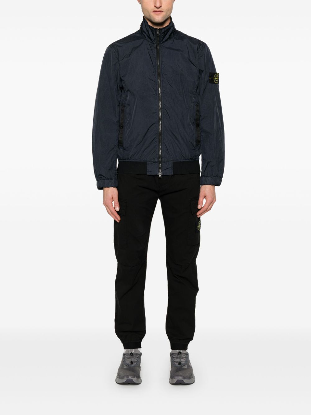 Stone Island Compass-badge cargo pants - Zwart