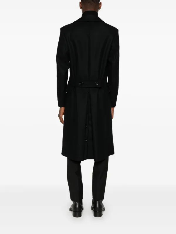 TOM FORD double-breasted Coat | Black | FARFETCH