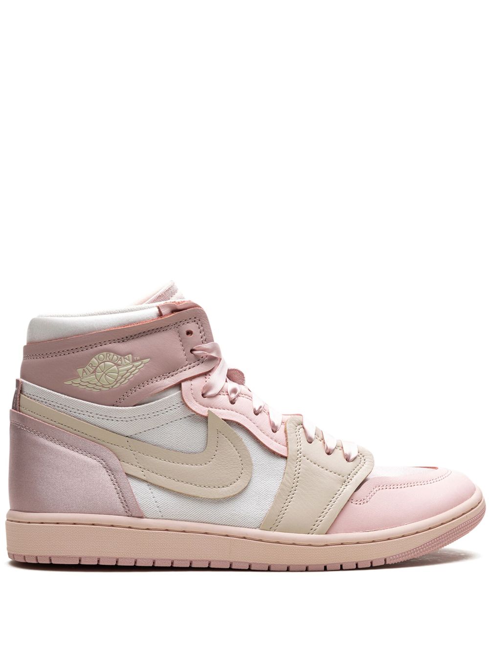 Jordan Air 1 High "Method of Make Pink Oxford Atmosphere Phantom Legend Light Brown" sneakers