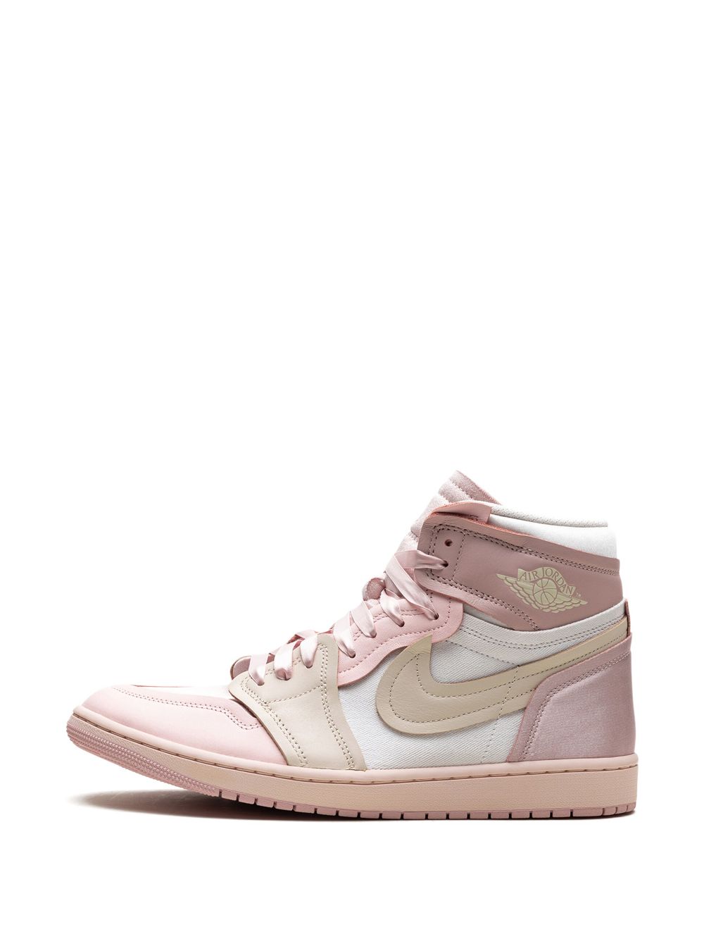 Jordan Air 1 High "Method of Make Pink Oxford Atmosphere Phantom Legend Light Brown" sneakers Roze