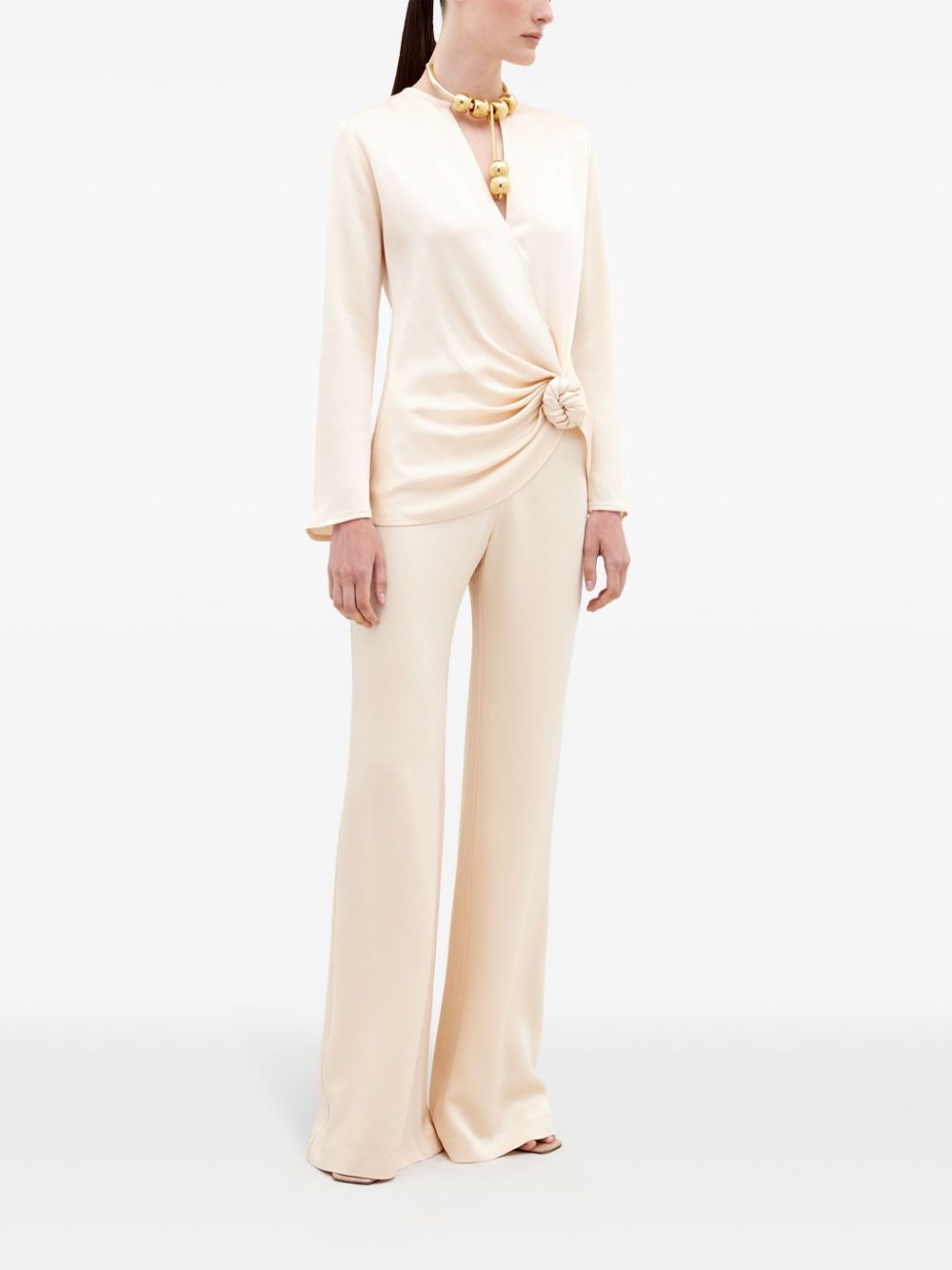 Silvia Tcherassi Palermo broek - Beige