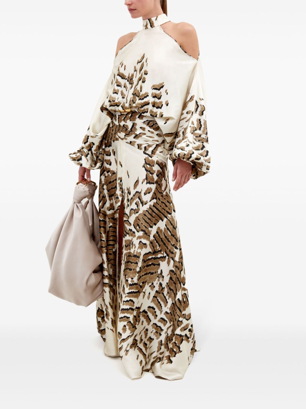 Silvia Tcherassi Bahar jurk - Beige