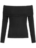 Silvia Tcherassi Palma top - Black