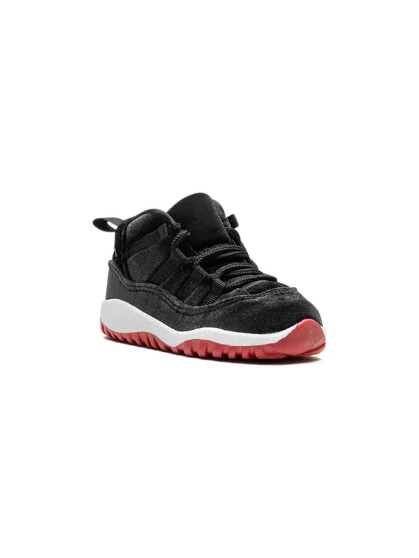 black & red jordan 11