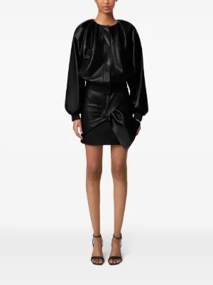 NINA RICCI クロップド　ボンバージャケット　ブルー Nina Ricci Jackets for Women Online – Farfetch