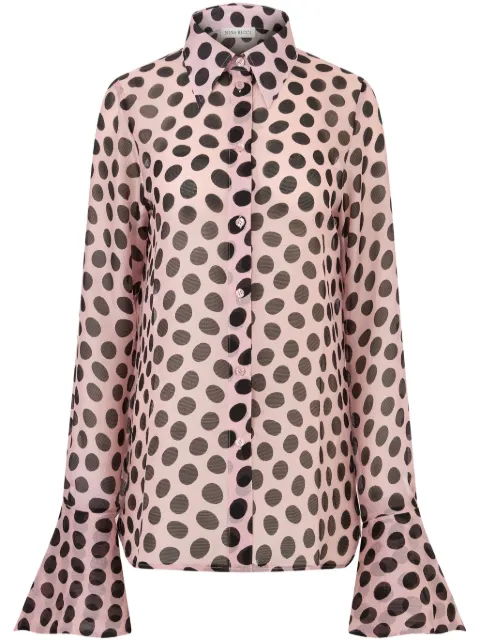 Nina Ricci bell-cuffs shirt 