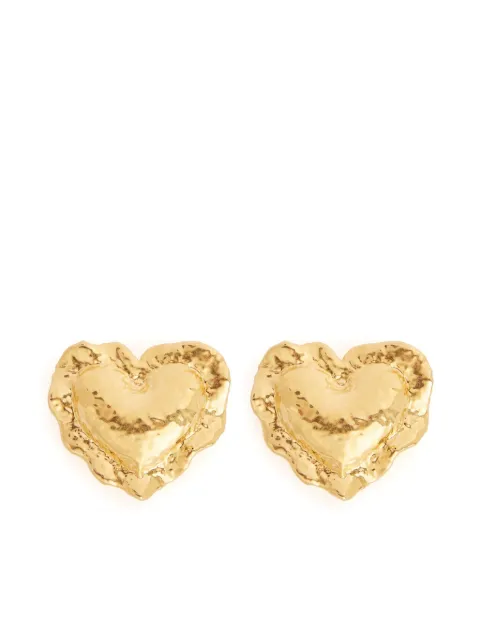 Nina Ricci أقراط نحاس بتصميم قلب