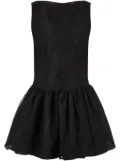 Nina Ricci peplum-hem mini dress - Black