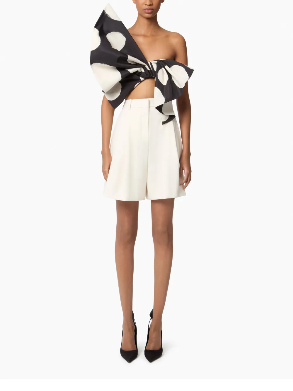Nina Ricci Giant Bow top Zwart