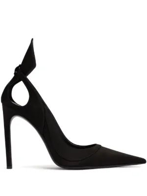 NINA RICCI｜ニナリッチ』パープル サテン パンプス/36(23cm