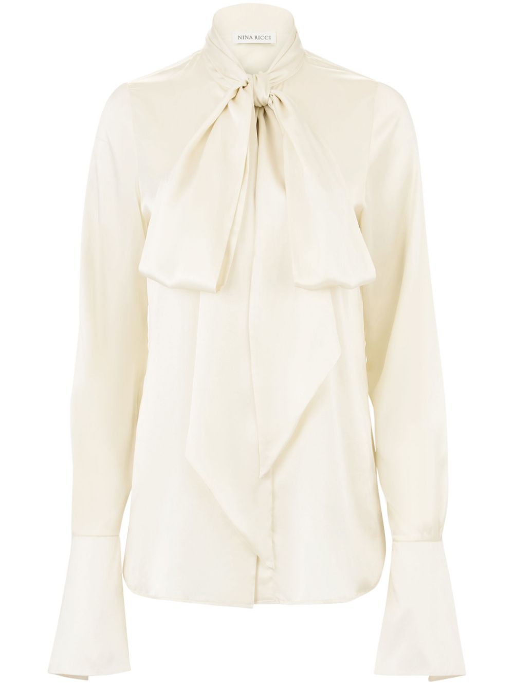 satin lavaliere shirt