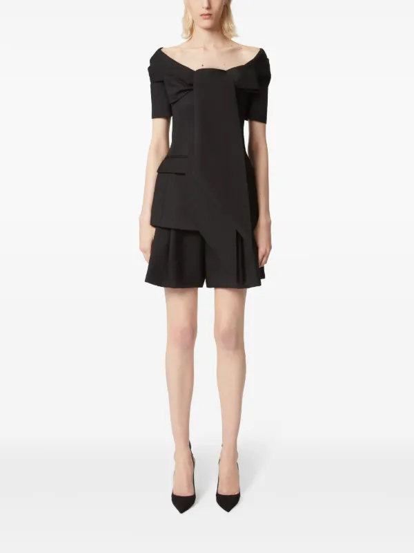 Nina Ricci オフショルダージャケット | ブラック | FARFETCH JP