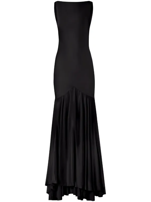 Nina Ricci オープンバック イブニングドレス | ブラック