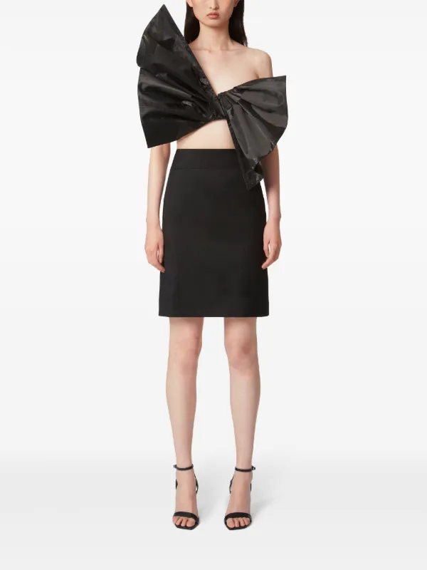 Tシャツ・カットソー NINA RICCI GIANT BOW TOP Giant Bow Top In Black - Nina Ricci
