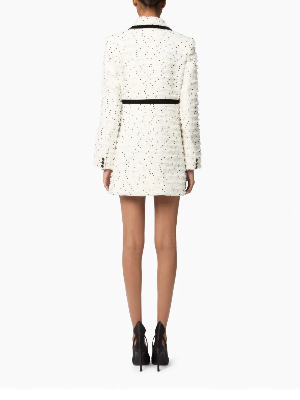 Nina Ricci Tweed jas Wit
