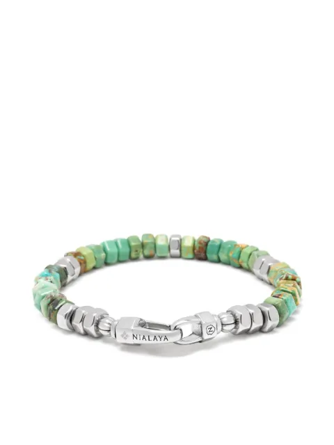 Nialaya Jewelry hexagon beaded bracelet