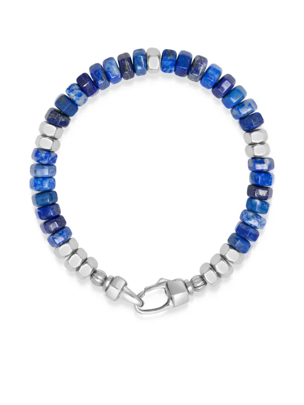 Nialaya Jewelry ラピスラズリ ビーズ ブレスレット | ブルー