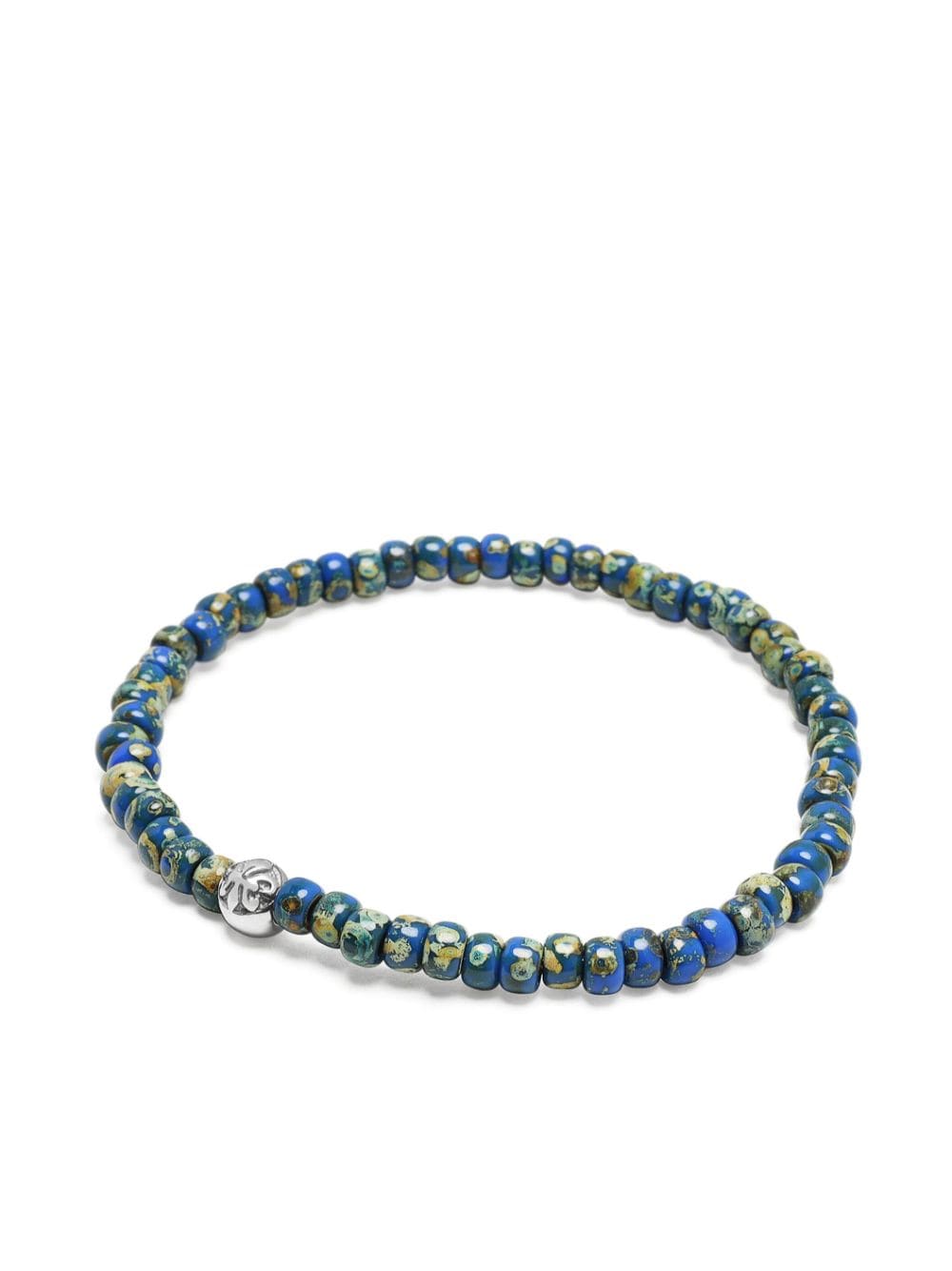 Nialaya Jewelry beaded glass bracelet - Blauw