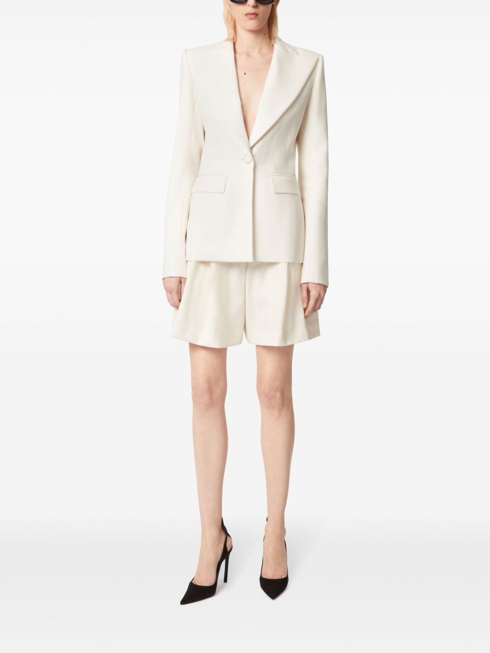 Nina Ricci Open blazer met gedrapeerde rug - U1230