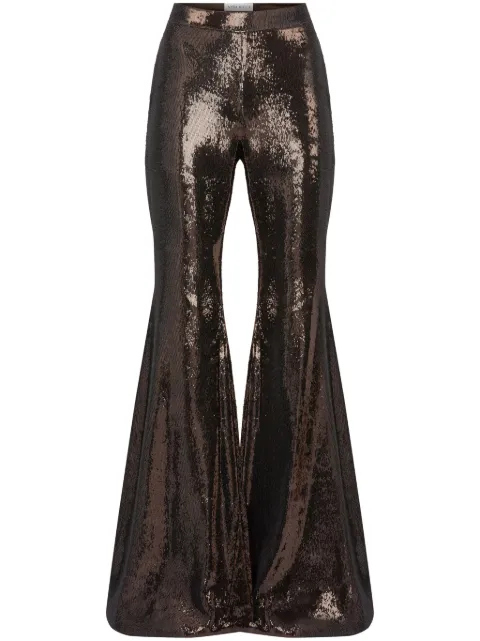 Nina Ricci sequin-embellished flared trousers