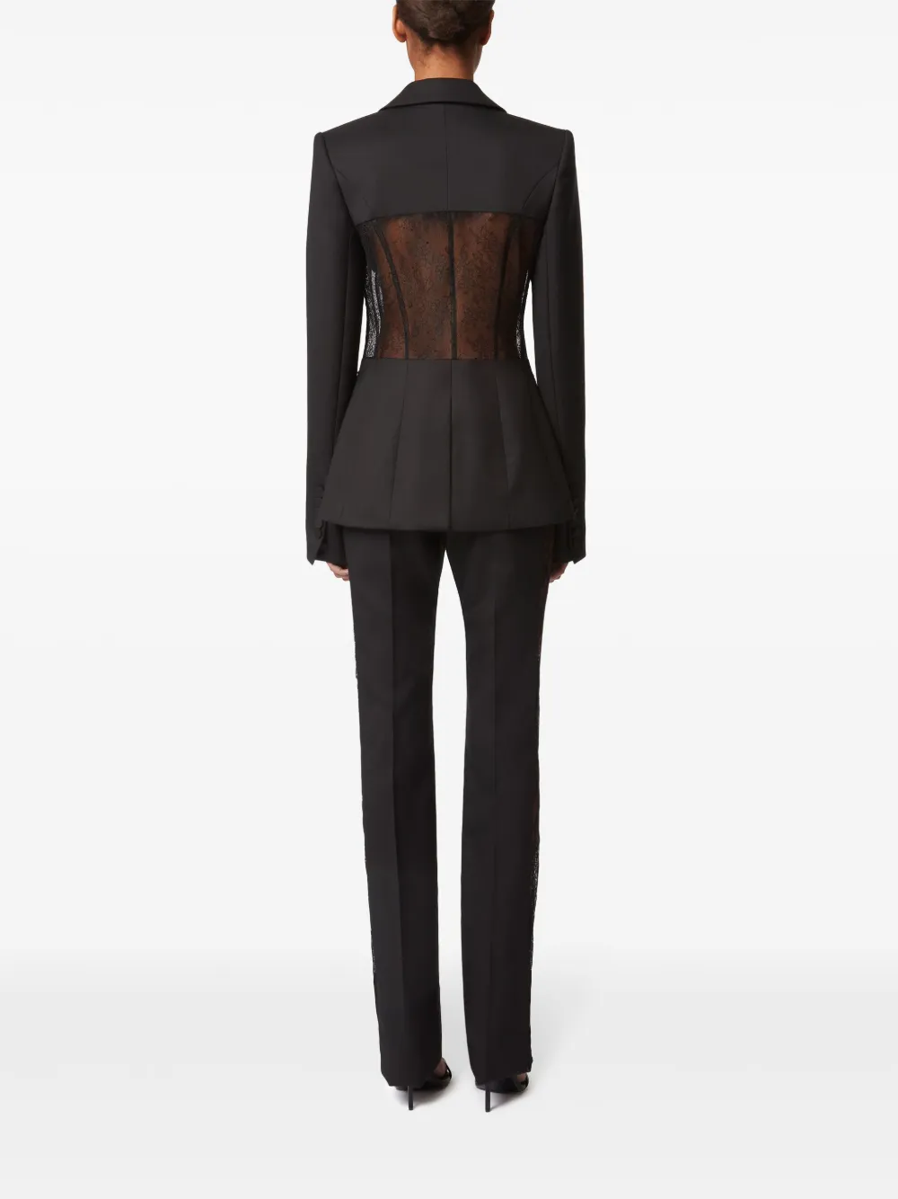 Nina Ricci lace-panel blazer Women