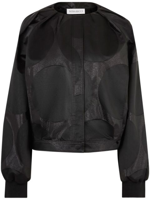 Nina Ricci lurex bomber jacket