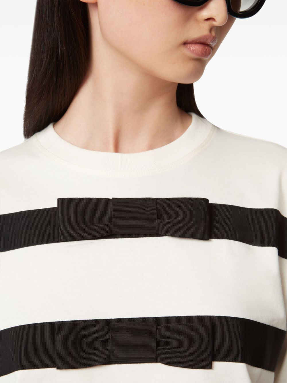 Nina Ricci bow-detail T-shirt Women