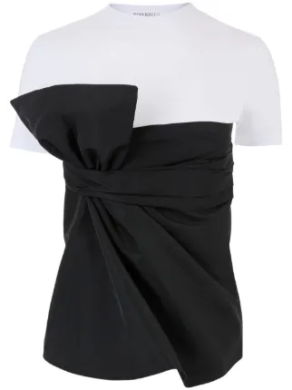 関税,送料無料 Nina Ricci リボンTシャツ Nina Ricci リボン Tシャツ | ブラック | FARFETCH JP