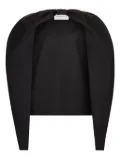 Nina Ricci gabardine cape - Black