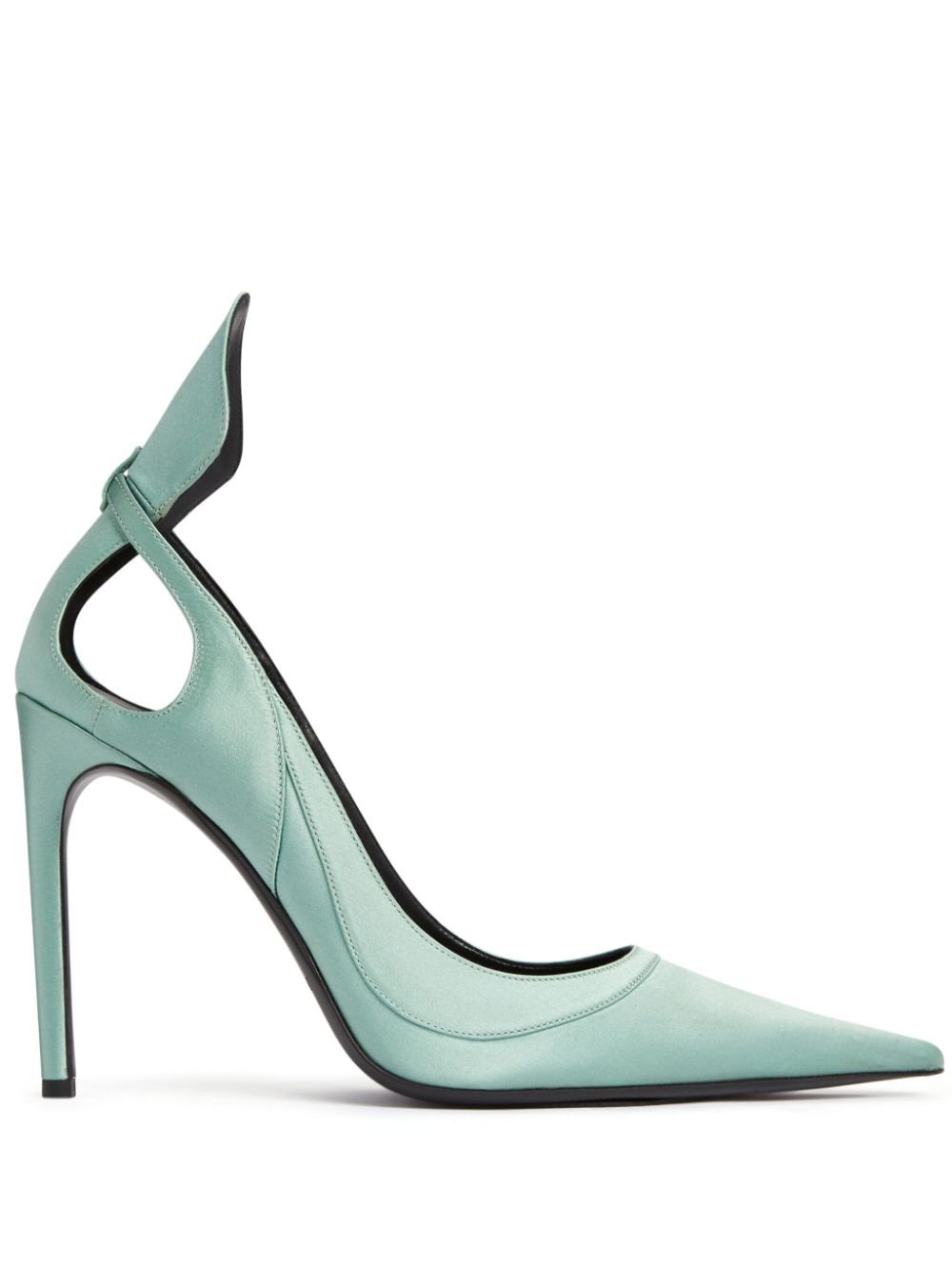 Nina Ricci Satijnen pumps Blauw