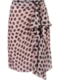 Nina Ricci asymmetric bow skirt - Pink