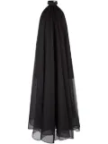 Nina Ricci halterneck sheer dress - Black