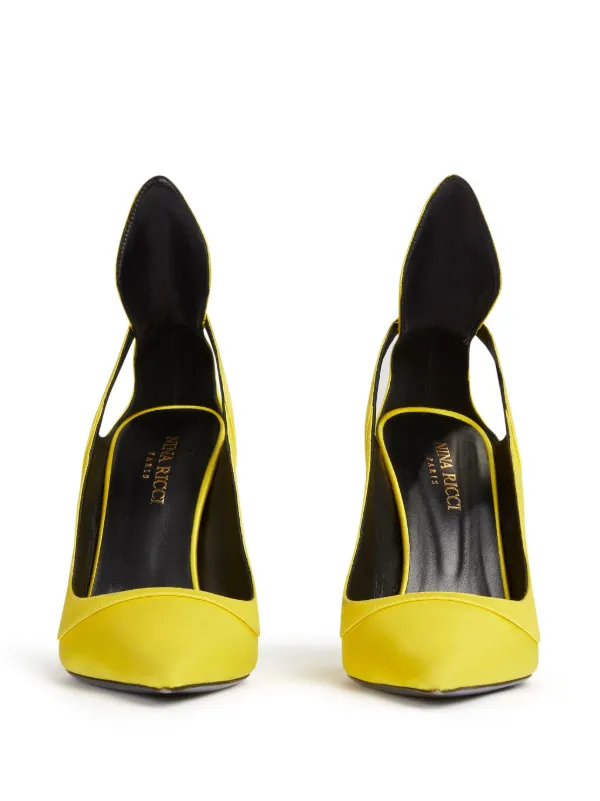 Nina Ricci Satin Pumps | Yellow | FARFETCH