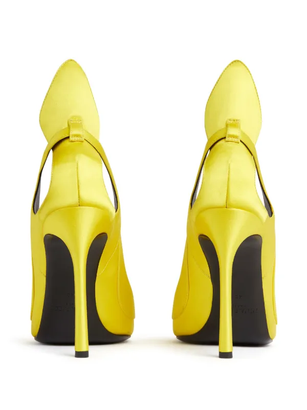 Nina Ricci Satin Pumps | Yellow | FARFETCH