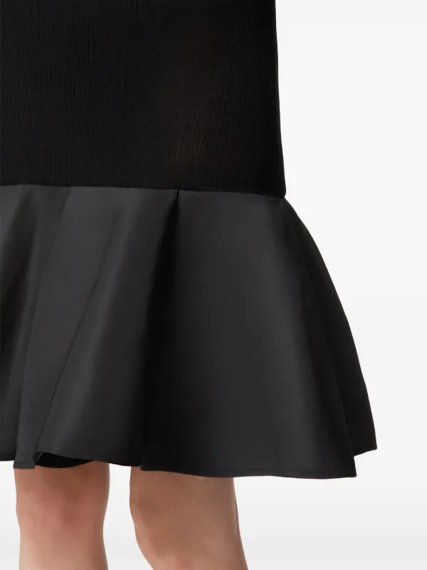Nina Ricci ぺプラム ドレス | ブラック | FARFETCH JP