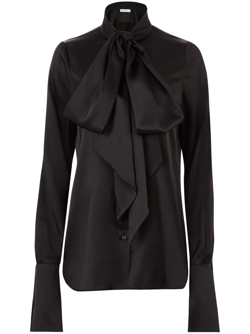 satin lavaliere shirt