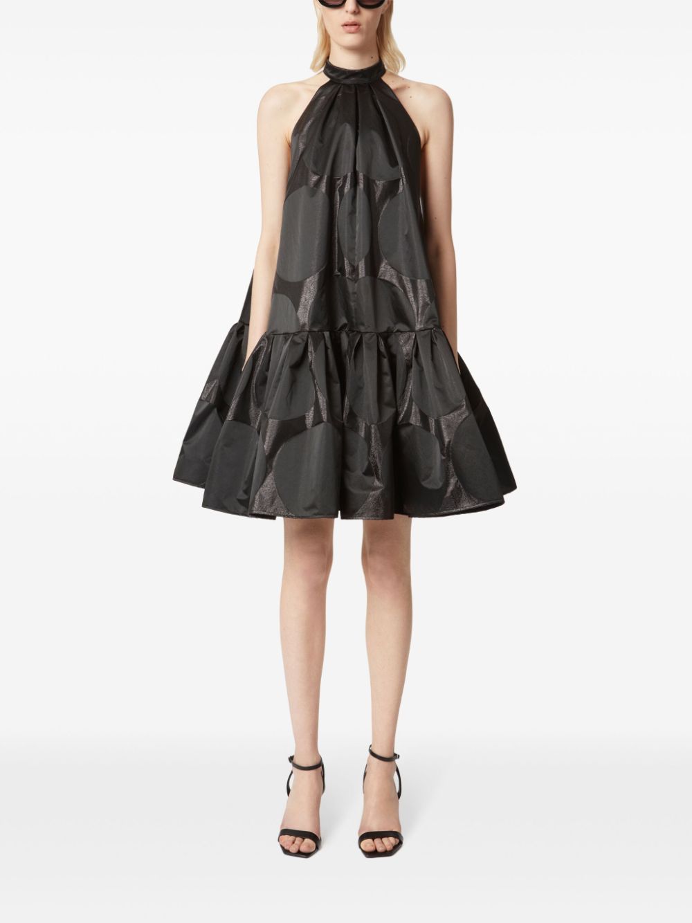 Nina Ricci Peplum mini-jurk - Zwart