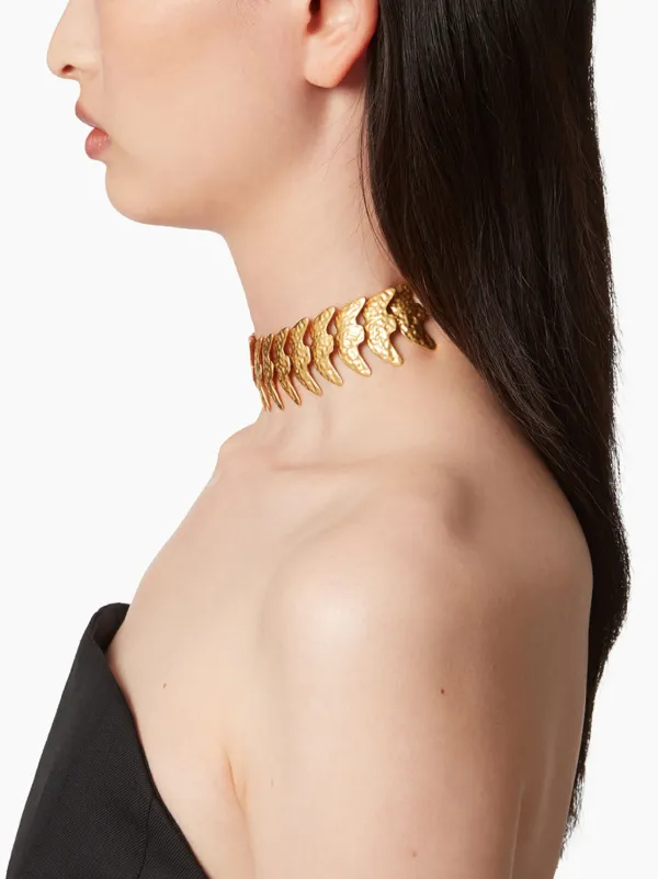 Nina Ricci Dove Choker Necklace | Gold | FARFETCH