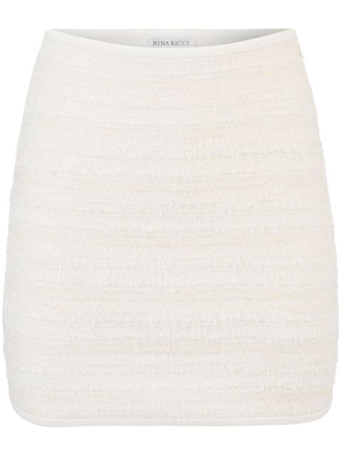 Nina Ricci tweed mini skirt Women