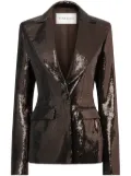 Nina Ricci sequined blazer - Brown