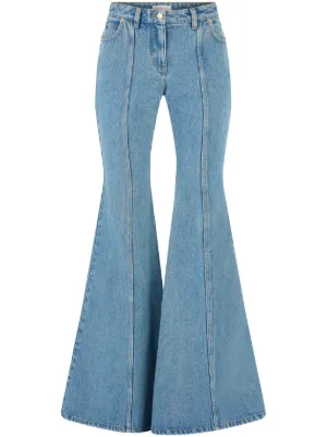 デニム・ジーパン NINA RICCI FLARED DENIM JEANS Nina Ricci High-rise flared jeans Nina Ricci
