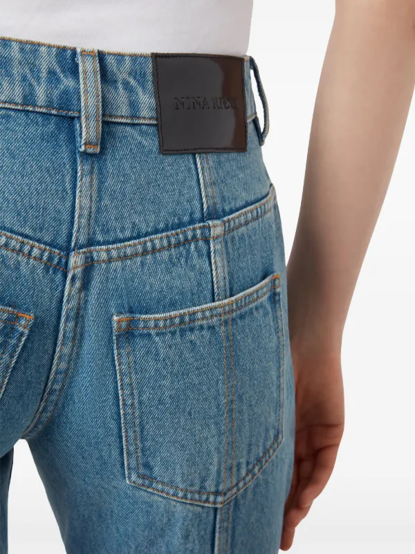 Nina Ricci>>フレアジーンズ Nina Ricci Flared Jeans | Blue | FARFETCH