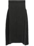 Pleats Please Issey Miyake Thicker Bottoms 2 midi skirt - Black