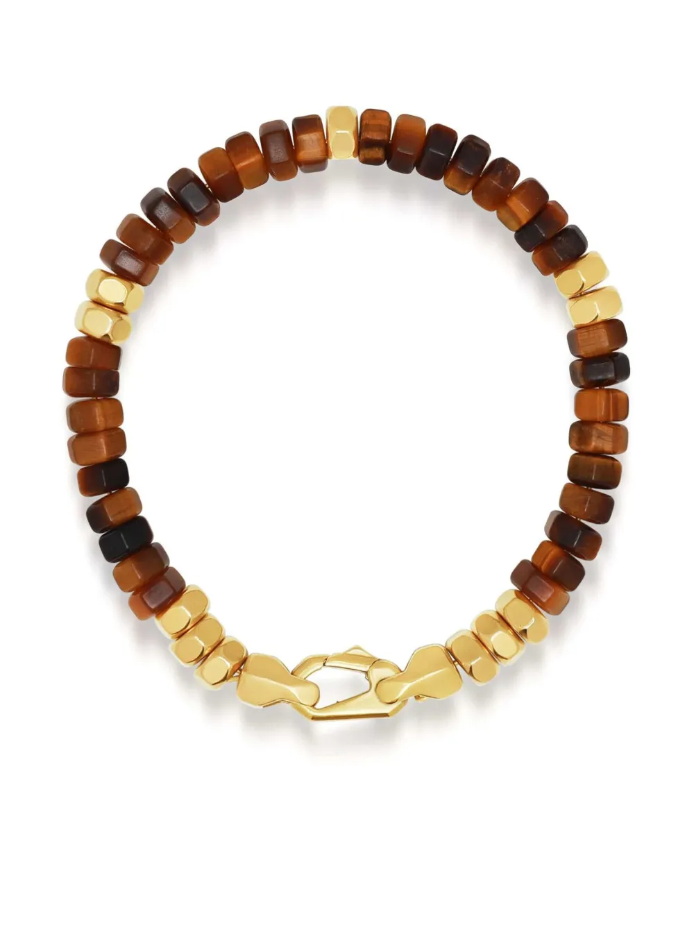 Nialaya Jewelry Tiger Eye Bracelet In Brown