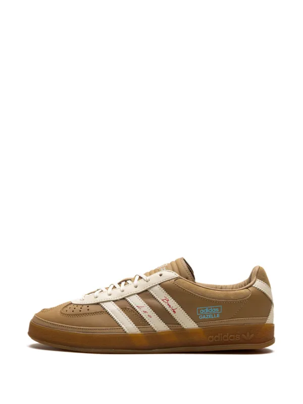 Adidas x Bad Bunny x Lionel Messi Gazelle Indoor "Cardboard" Sneakers |  Brown | FARFETCH