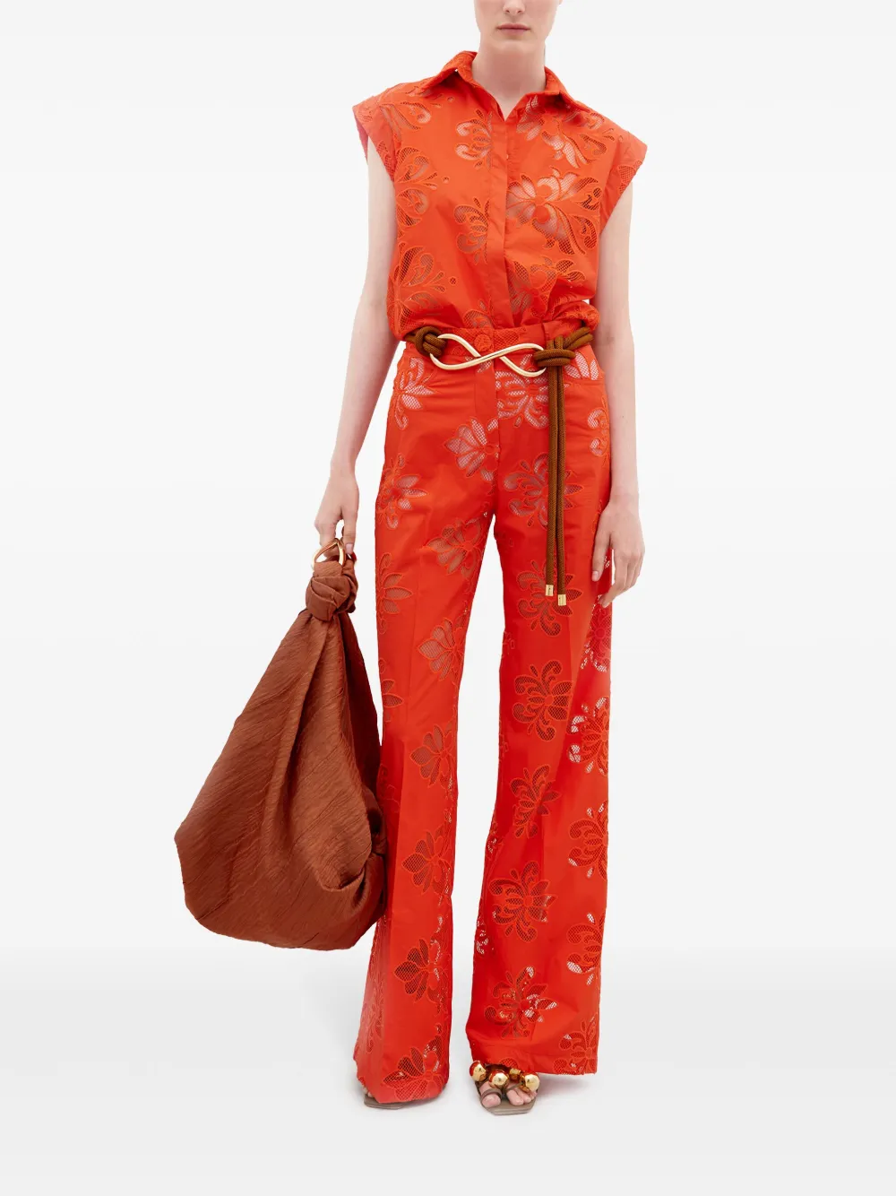 Silvia Tcherassi Emine broek - Rood