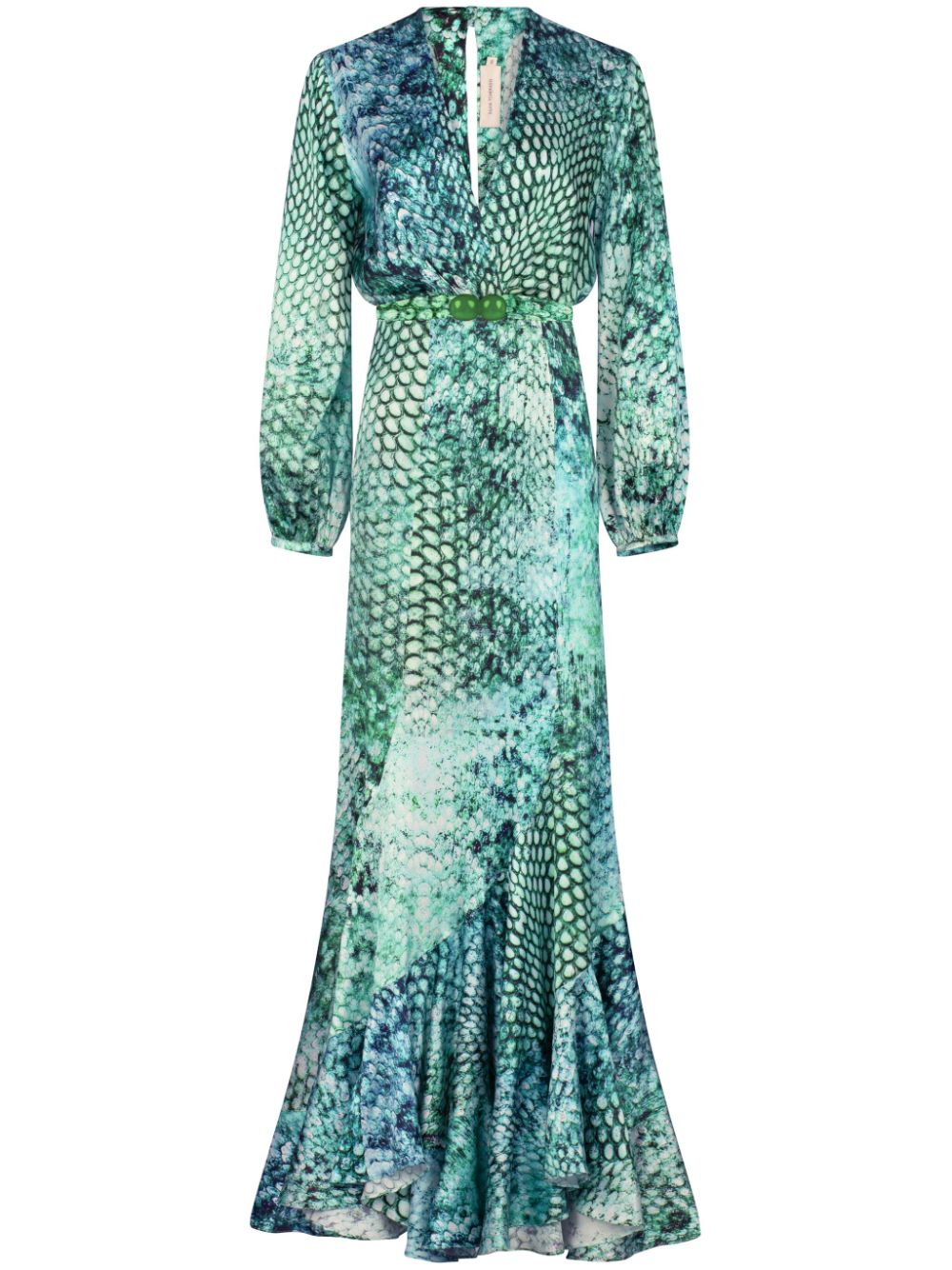 Silvia Tcherassi Remi gown - Green